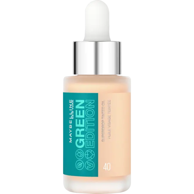 Maybelline New York Foundation Green Edition Superdrop Getinte Droge Olie 40 20 ml