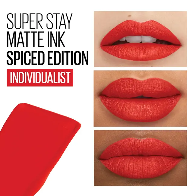 Maybelline New York Lippenstift Super Stay Matte Inkt Gekruid 320 Individualst 5 ml
