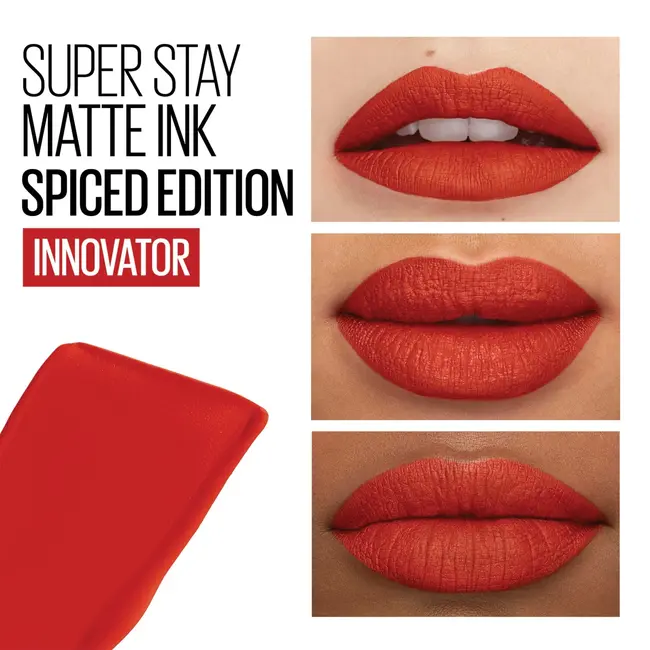 Maybelline New York Lippenstift Super Stay Matte Ink Spiced Up 330 Innovator 5 ml