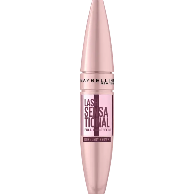 Maybelline New York Mascara Lash Sensational Voller-wimpern-fächer Burgundy Brown 9.5 ml