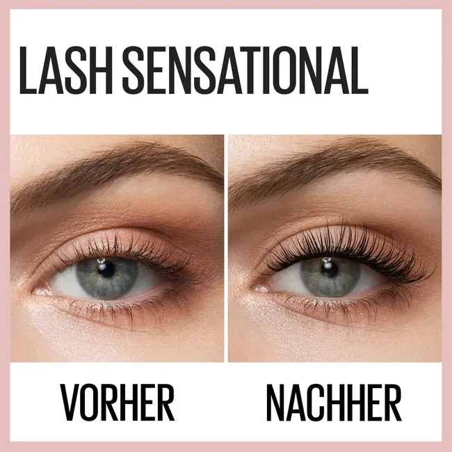 Maybelline New York Mascara Lash Sensational Voller-wimpern-fächer Burgundy Brown 9.5 ml