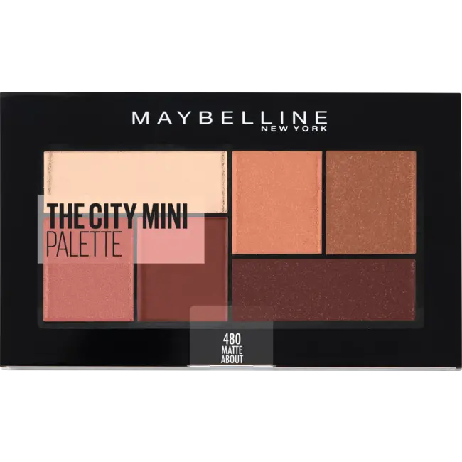 Maybelline New York Lidschatten Palet Mini The City 480 Mat About Town 6 g