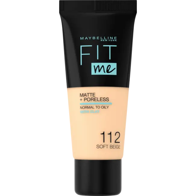 Maybelline New York Foundation Fit Me Mat & Poreus 112 Zacht Beige 30 ml