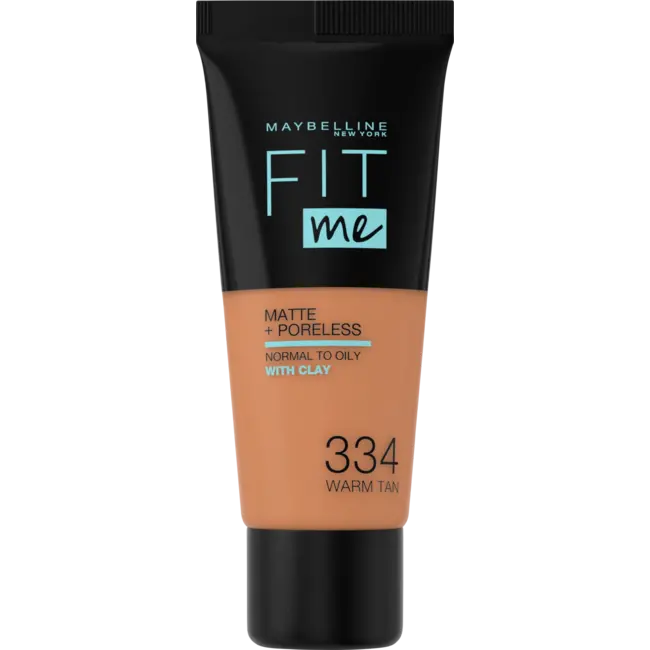 Maybelline New York Foundation Fit Me Mat & Poreless 334 Warm Tan 30 ml
