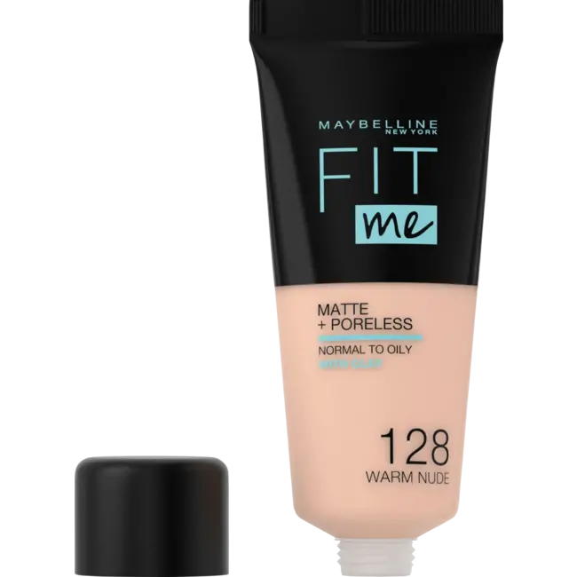Maybelline New York Foundation Fit Me Matte & Poreless 128 Warm Nude 30 ml