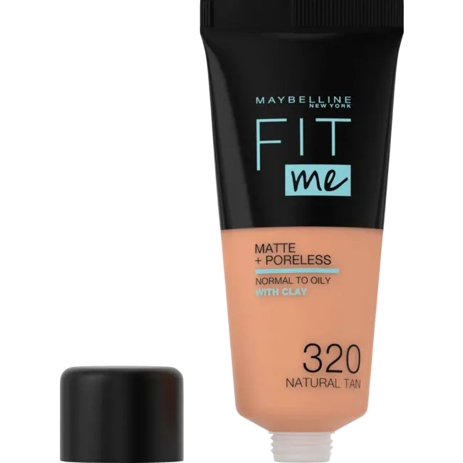 Maybelline New York Foundation Fit Me Matte & Poreless 320 Natuurlijke Tan 30 ml
