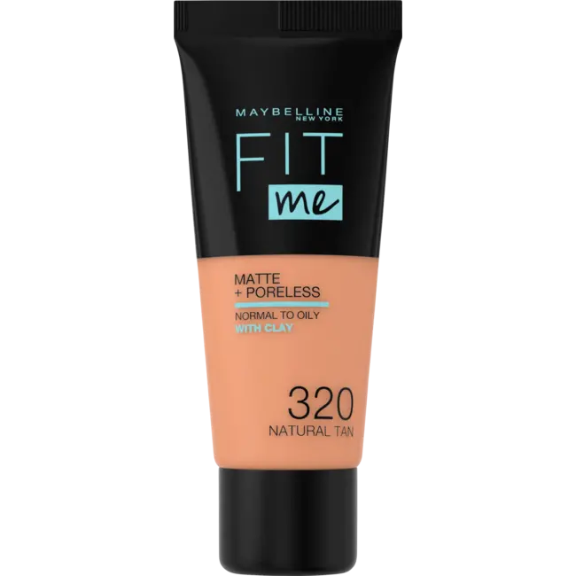 Maybelline New York Foundation Fit Me Matte & Poreless 320 Natuurlijke Tan 30 ml