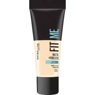 Maybelline New York Maybelline New York Foundation Fit Me Matte & Poreless 105 Natuurlijk Ivoor