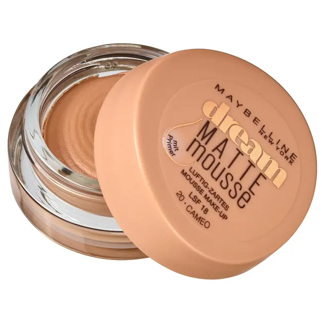 Maybelline New York Primer Dream Matte Mousse, 20 Cameo, LSF 18 18 ml