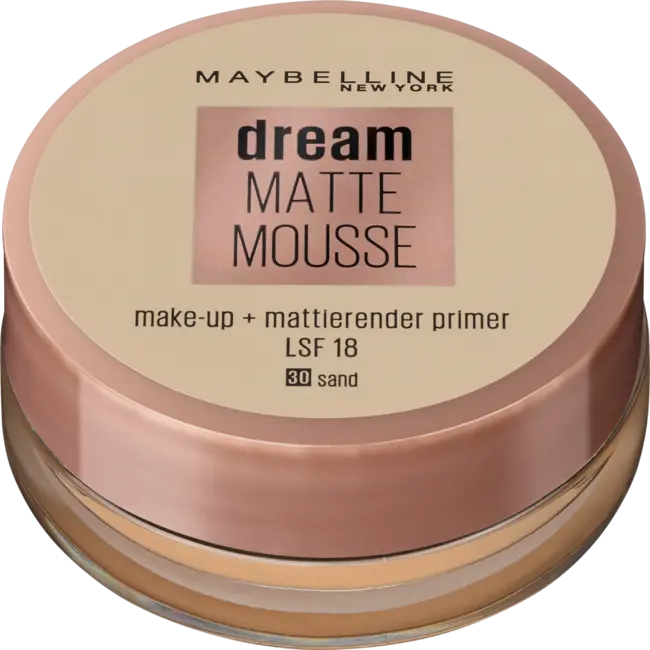Maybelline New York Primer Dream Matte Mousse, 30 Zand, LSF 18 18 ml
