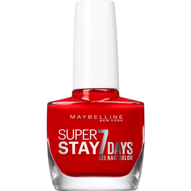 Maybelline New York Nagellack Superstay Forever Strong 7 Days 08 passioneel rood 10 ml