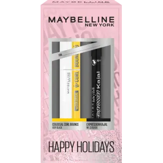 Maybelline New York Maybelline New York Geschenkset Mascara & Kajal Happy Holidays Colossal Curl Bounce 2tlg.