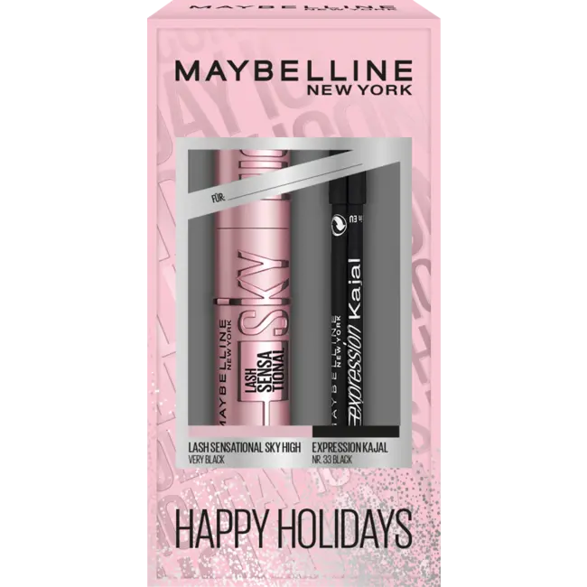 Maybelline New York Geschenkset Mascara & Kajal Happy Holidays Sensationeel Sky High 2tlg. 1 St