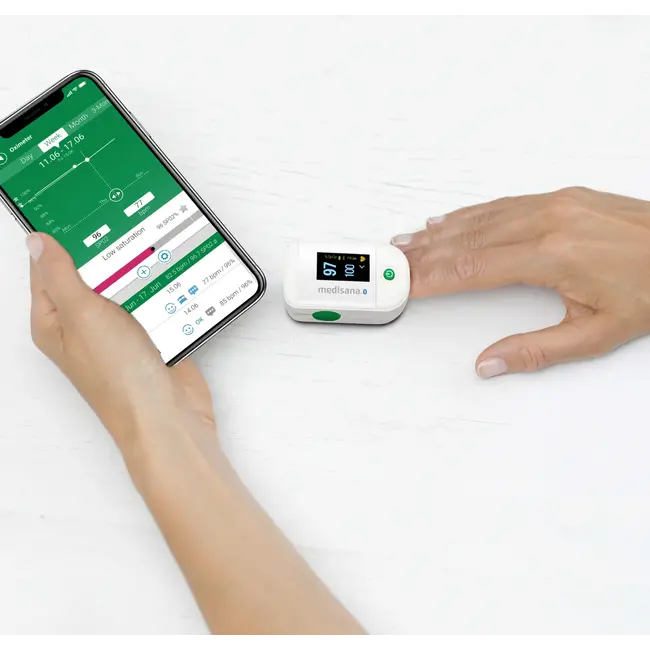 Medisana Pulsoximeter PM 100 Aansluiten 1 St