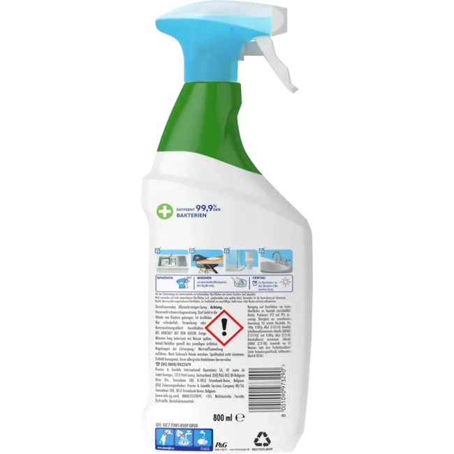Meister Proper All Purpose Cleaner Spray Antibacterieel 800 ml