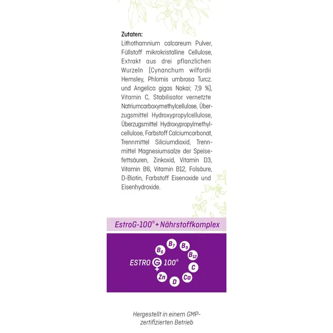 Menoelle Estrog-100 + Vitamine + Mineralien 60 St. 65 g