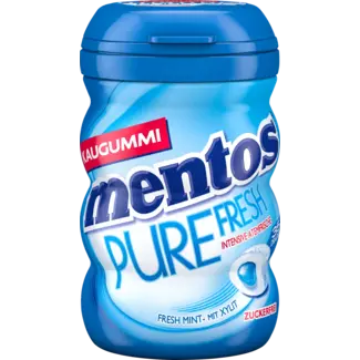 Mentos Mentos Kauwgom, Pure Fresh Mint, Suikervrij (35 Stuks)