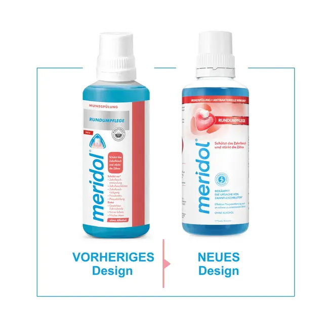 meridol Mondspoeling Allround Verzorging Antibacterieel 400 ml