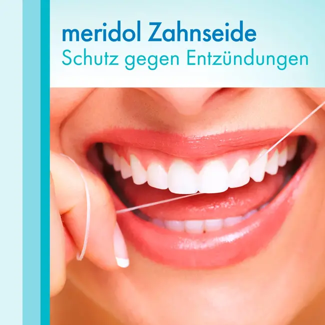 meridol Tandzijde Klitband Gewaxt 40 m