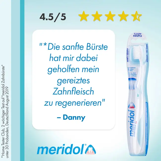 meridol Tandenborstel Tandvleesbescherming Zacht 1 St