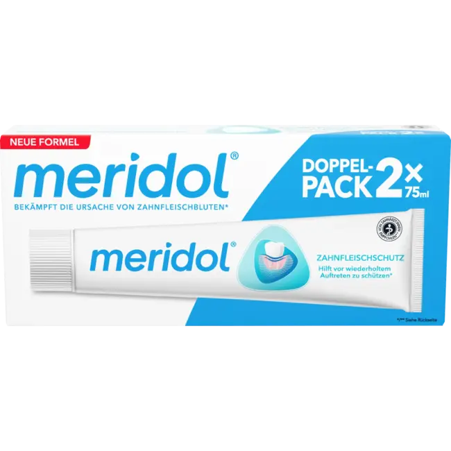 meridol Tandpasta Tandvleesbeschermer Dubbelpak (2 X 75 Ml) 150 ml