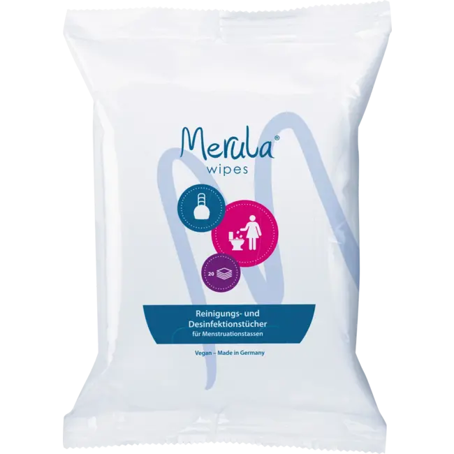 Merula Reinigings- En Desinfectiedoekjes Voor Menstruatiecups 20 St