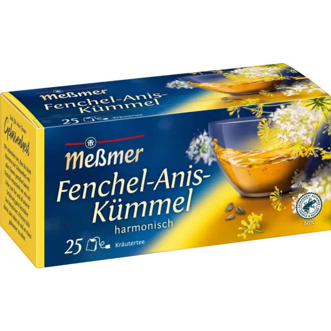 Meßmer Kruidenthee Venkel, Anijs, Karwij (25 Zakjes) 50 g