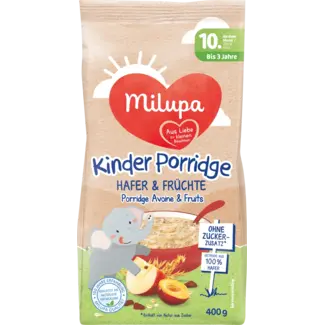 Milupa Milupa Porridge Kinderen Haver & Fruit Vanaf De 10e Maand