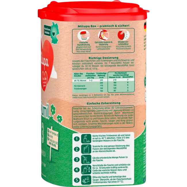 Milupa Vervolgmelk 3 Milumil Vanaf De 10e Maand 800 g