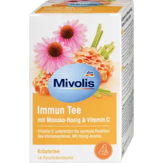 Mivolis Mivolis Kruidenthee Immuun Thee Met Vitamine C En Manuka Honing (14 Zakjes)