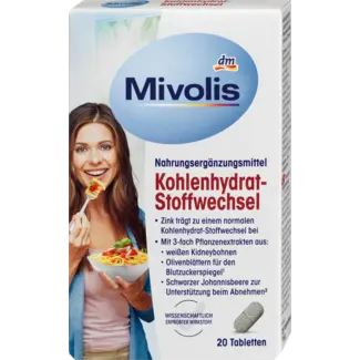 Mivolis Mivolis Koolhydraatmetabolisme, 20 St.