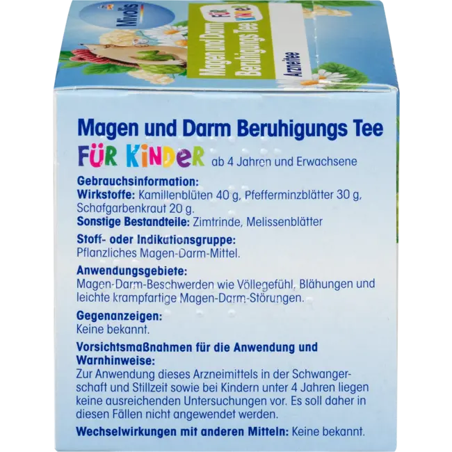 Mivolis Medicinale Thee, Maag En Darmen Kalmerende Thee Voor Kinderen (12 Zakjes) 18 g