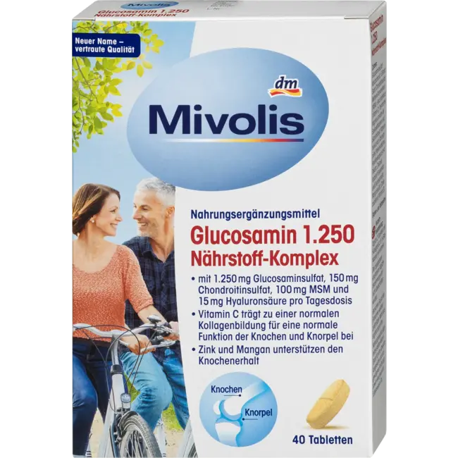 Mivolis Glucosamine 1.250 40 St