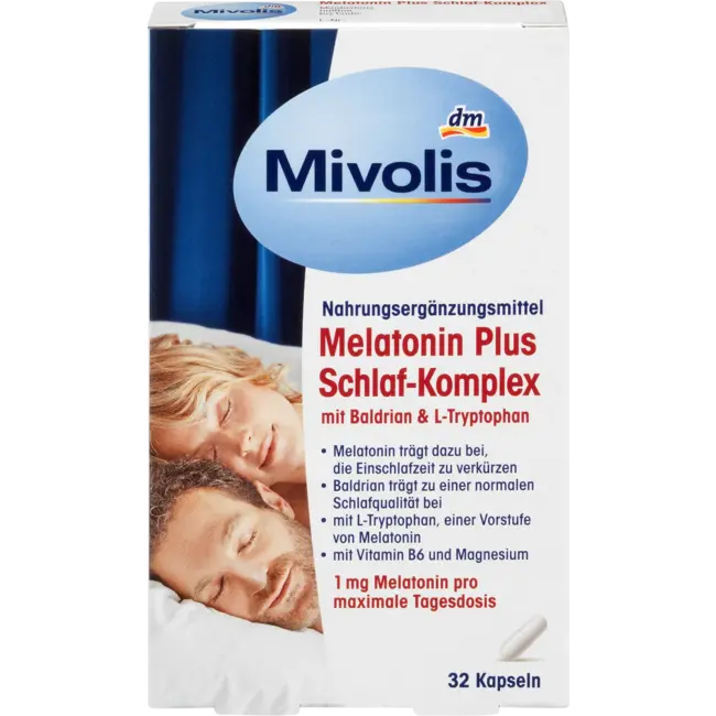 Mivolis Melatonine Plus Slaap Complex 32 Capsules 16 g