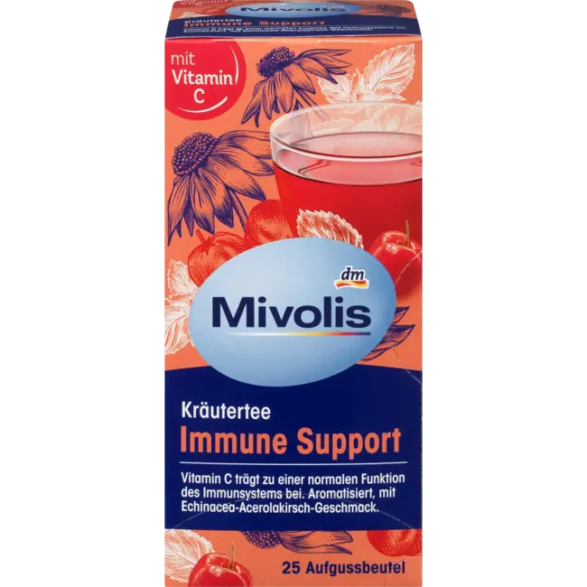 Mivolis Kruidenthee "immune Support" Met Vitamine C (25 Zakjes) 50 g