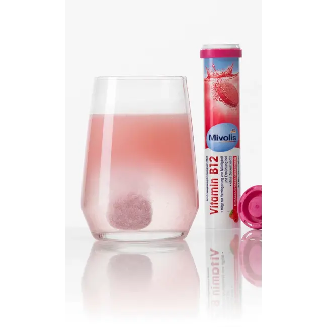 Mivolis Vitamine B12 Bruistabletten, 20 St. 82 g