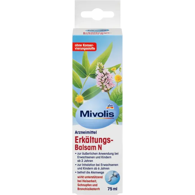Mivolis Verkoudheidsbalsem N 75 ml