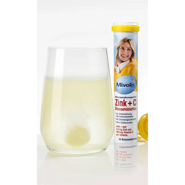Mivolis Zink + C Bruistabletten 20 St. 82 g