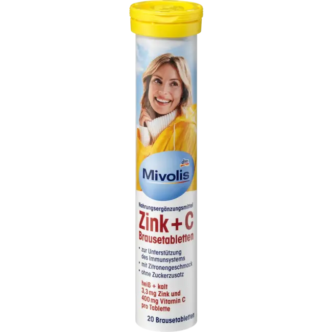 Mivolis Zink + C Bruistabletten 20 St. 82 g