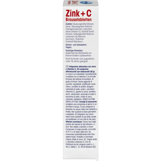 Mivolis Zink + C Bruistabletten 20 St. 82 g