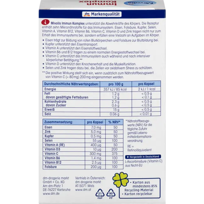 Mivolis Immuuncomplex Capsules 32 St. 32 St