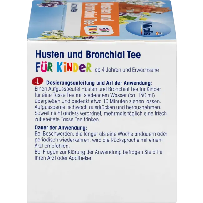 Mivolis Kinderthee, Hoest & Bronchiale Thee (12 Zakjes) 18 g
