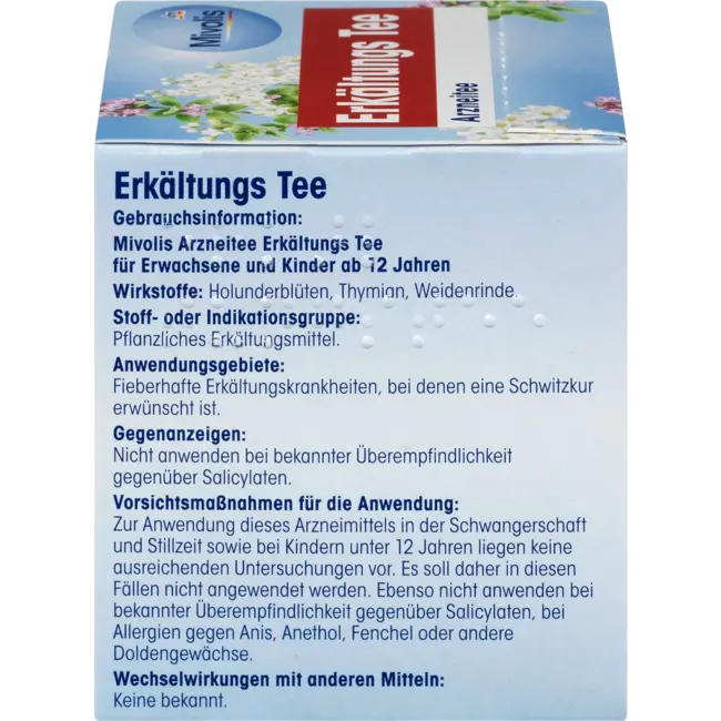 Mivolis Medicijnthee, Verkoudheidsthee (12 Zakjes) 24 g