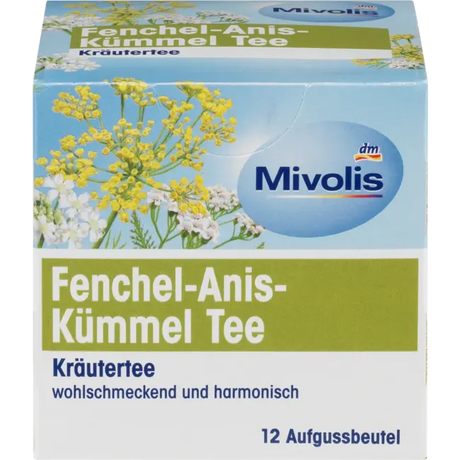Mivolis Kruidenthee Venkel, Anijs, Karwij (12 Zakjes) 12 St