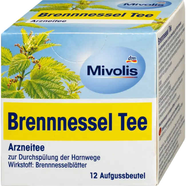 Mivolis Medicijnthee, Brandnetel Thee (12 zakjes) 21.6 g