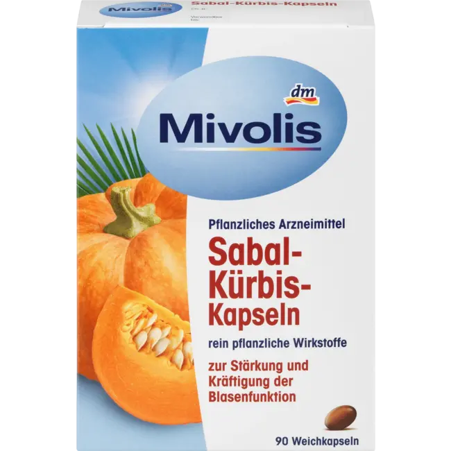 Mivolis Sabal Pompoen Capsules 90 St