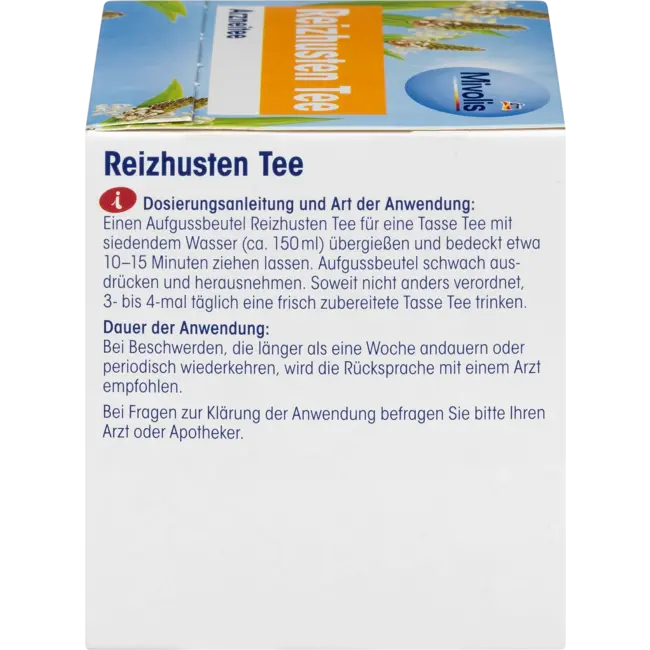 Mivolis Medicijnthee, Irriterende Hoestthee (12 Zakjes) 16.8 g