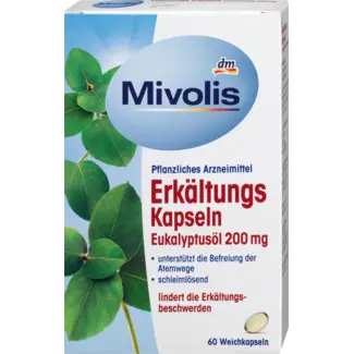 Mivolis Mivolis Verkoudheidscapsules Eucalyptusolie