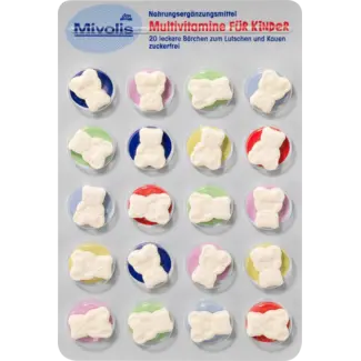 Mivolis Mivolis Multivitaminen Voor Kinderen, Kauwtabletten 20st.