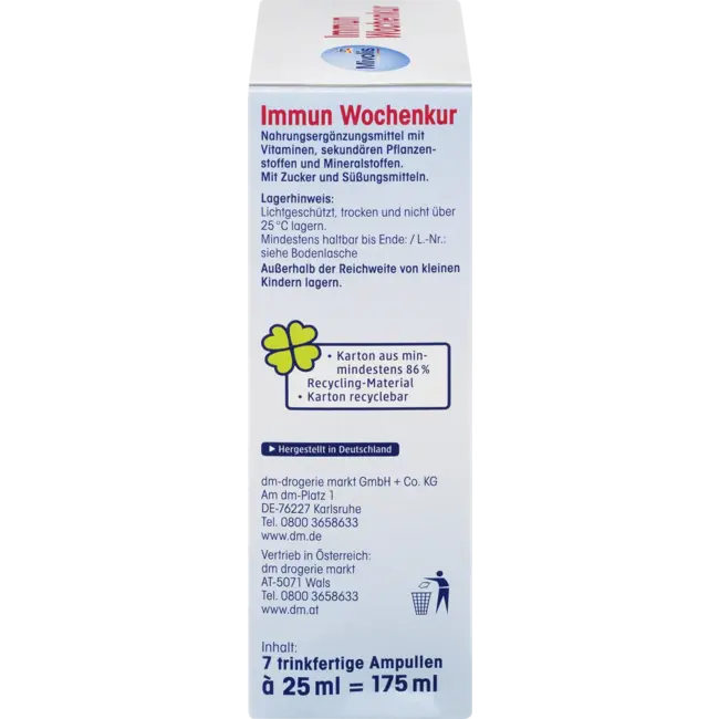 Mivolis Immuun Wekelijkse Kuur Ampullen 7 St. 175 ml